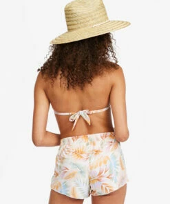 BILLABONG Island Calling Swimsuit Volley Shorts SALT CRYSTAL -Womens Swim BILLABONG abjbs00133 billabongw scs bck1