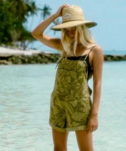 BILLABONG Wild Pursuit Short Overall BUTTERMILK -Womens Swim BILLABONG abjns00175 billabongl grt frt1