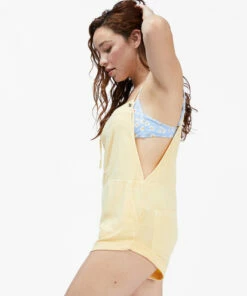 BILLABONG Wild Pursuit Short Overall BUTTERMILK -Womens Swim BILLABONG abjns00175 billabongw yej0 sd1