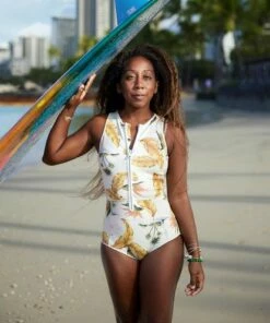 BILLABONG 1mm Sol Sistah Shorty Spring Wetsuit CANVAS NEO -Womens Swim BILLABONG abjw500101 billabongl wdr9 frt1