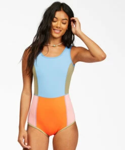 BILLABONG Seaker Reversible Sleeveless Spring Wetsuit HEAT WAVE -Womens Swim BILLABONG abjw600100 billabongw rqf0 sd2