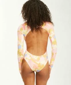 BILLABONG Groovy Garden Long Sleeve Swimsuit MULTI 5 BILLABONG Groovy Garden Long Sleeve Swimsuit MULTI -Womens Swim BILLABONG abjwr00180 billabongw mul bck1
