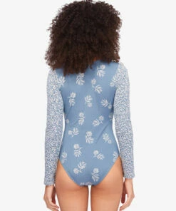 BILLABONG Something Sweet Long Sleeve Swimsuit RIVER 5 BILLABONG Something Sweet Long Sleeve Swimsuit RIVER -Womens Swim BILLABONG abjwr00182 billabongw riv bck1