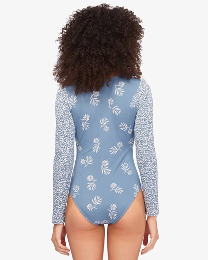BILLABONG Something Sweet Long Sleeve Swimsuit RIVER 3 BILLABONG Something Sweet Long Sleeve Swimsuit RIVER - Image 3