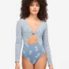 BILLABONG Something Sweet Long Sleeve Swimsuit RIVER