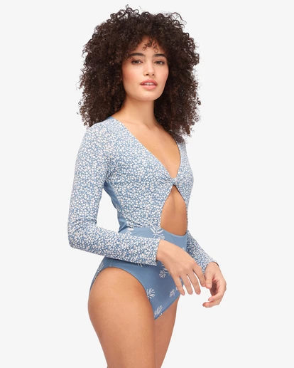 BILLABONG Something Sweet Long Sleeve Swimsuit RIVER 2 BILLABONG Something Sweet Long Sleeve Swimsuit RIVER - Image 2
