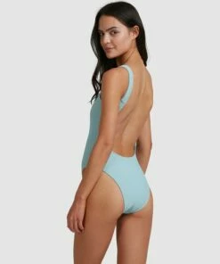 BILLABONG Tanlines One Piece Swim BLUE HAZE -Womens Swim BILLABONG abjx100160 billabongw bn4 bck1