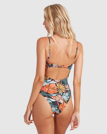 BILLABONG Somedaze Mia DD Underwire One-Piece Swimsuit BLACK 4 BILLABONG Somedaze Mia DD Underwire One-Piece Swimsuit BLACK - Image 4