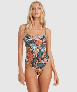 BILLABONG Somedaze Mia DD Underwire One-Piece Swimsuit BLACK 10 BILLABONG Somedaze Mia DD Underwire One-Piece Swimsuit BLACK -Womens Swim BILLABONG abjx100169 billabongw blk frt2
