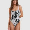 BILLABONG Tropicool Tied One-Piece Swimsuit BLACK