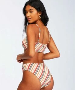 BILLABONG Above It All Strappy Tank Bikini Top MULTI -Womens Swim BILLABONG abjx300121 billabongw mul sd2