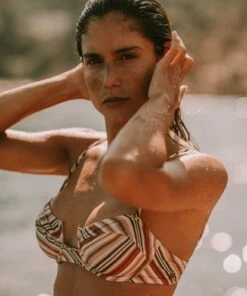 BILLABONG Above It All Underwire Bra Bikini Top MULTI