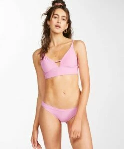 BILLABONG Sol Searcher V-Neck Cami Bikini Top TROPICAL GREEN