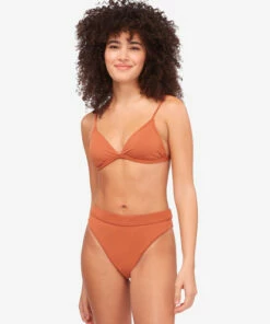 BILLABONG Sol Searcher Ceci Triangle Bikini Top DAHLIA -Womens Swim BILLABONG abjx300134 billabongw brz frt1