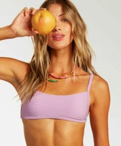 BILLABONG Tanlines Lulu Bandeau Bikini Top LIT UP LILAC 8 BILLABONG Tanlines Lulu Bandeau Bikini Top LIT UP LILAC -Womens Swim BILLABONG abjx300137 billabongm lul frt1