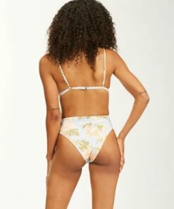 BILLABONG Skies For Days Ceci Triangle Bikini Top ICE BLUE -Womens Swim BILLABONG abjx300156 billabongw icb bck1