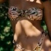 BILLABONG Hula Palm Bandeau Bikini Top MULTI