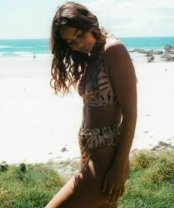 BILLABONG Hula Palm Plunge Bikini Top MULTI