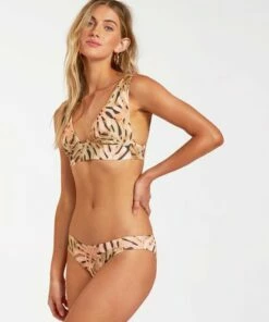 BILLABONG Hula Palm Plunge Bikini Top MULTI -Womens Swim BILLABONG abjx300216 billabongw mul sd1