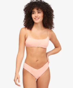 BILLABONG Sol Searcher Skinny Mini Crop Bikini Top BRONZE 12 BILLABONG Sol Searcher Skinny Mini Crop Bikini Top BRONZE -Womens Swim BILLABONG abjx300236 billabongw pcd frt1