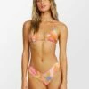 BILLABONG Groovy Garden Slide Tri Bikini Top MULTI