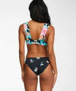 BILLABONG Tropic Time Reversible Plunge Bikini Top MULTI -Womens Swim BILLABONG abjx300242 billabongw mul bck2