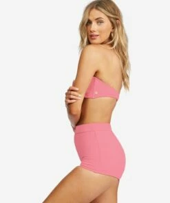 BILLABONG Summer High Bandeau Bikini Top CORAL PINK 6 BILLABONG Summer High Bandeau Bikini Top CORAL PINK -Womens Swim BILLABONG abjx300295 billabongw cak sd1