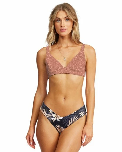 BILLABONG Safari Nights Banded Triangle Bikini Top BLACK PEBBLE 5 BILLABONG Safari Nights Banded Triangle Bikini Top BLACK PEBBLE - Image 5