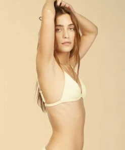 BILLABONG Wrangler Face The Sun Ceci Triangle Bikini Top RETRO YELLOW -Womens Swim BILLABONG abjx300326 billabongw yek0 dtl1