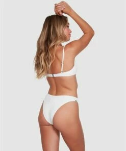 BILLABONG Tanlines Gigi Bralette Bikini Top WHITE -Womens Swim BILLABONG abjx300330 billabongwg wht bck1