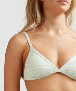 BILLABONG Broadwalk Ivy Fixed Tri Bikini Top PASTEL BLUE -Womens Swim BILLABONG abjx300334 billabongw beh0 dtl1