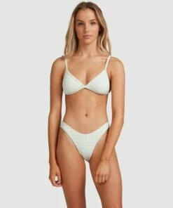 BILLABONG Broadwalk Ivy Fixed Tri Bikini Top PASTEL BLUE -Womens Swim BILLABONG abjx300334 billabongw beh0 frt2