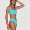 BILLABONG Summer High Square D/DD Bralette Bikini Top PARADISE BLUE