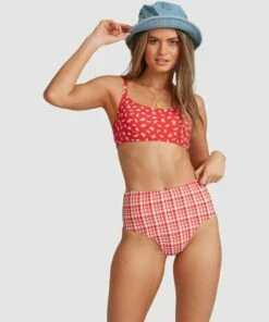 BILLABONG Cherry Bomb Dd Mia Bralette Bikini Top FIESTA RED 8 BILLABONG Cherry Bomb Dd Mia Bralette Bikini Top FIESTA RED -Womens Swim BILLABONG abjx300359 billabongw ftr frt2