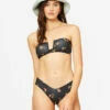 BILLABONG Golden Shore Square Underwire Bikini Top BLACK PEBBLE