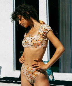 BILLABONG Forever Dazed Crop Bikini Top MULTI 8 BILLABONG Forever Dazed Crop Bikini Top MULTI -Womens Swim BILLABONG abjx300372 billabongl mul frt3