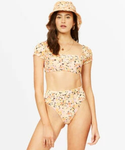 BILLABONG Forever Dazed Crop Bikini Top MULTI 9 BILLABONG Forever Dazed Crop Bikini Top MULTI -Womens Swim BILLABONG abjx300372 billabongw mul frt1