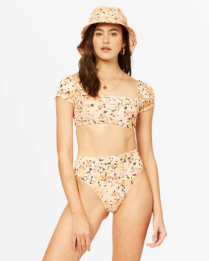BILLABONG Forever Dazed Crop Bikini Top MULTI 4 BILLABONG Forever Dazed Crop Bikini Top MULTI - Image 4