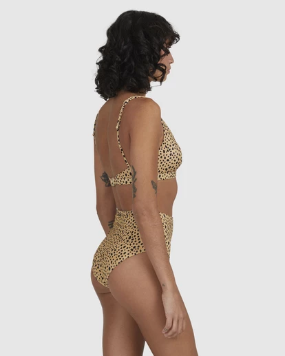 BILLABONG Well Spotted Tank Bikini Top GOLD DUST 5 BILLABONG Well Spotted Tank Bikini Top GOLD DUST - Image 5