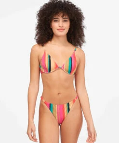 BILLABONG Stripes For Daze Reese Underwire Bikini Top MULTI