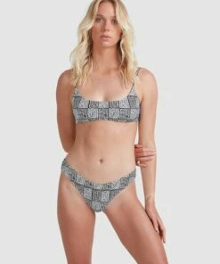 BILLABONG Atmosphere Bralette Bikini Top WHITE