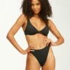 BILLABONG Sol Searcher Underwire Bikini Top BLACK PEBBLE