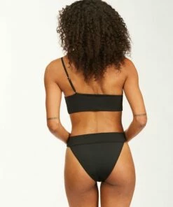 BILLABONG Sol Searcher One Shoulder Bikini Top BLACK PEBBLE 7 BILLABONG Sol Searcher One Shoulder Bikini Top BLACK PEBBLE -Womens Swim BILLABONG abjx300406 billabongw bpb bck1