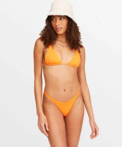 BILLABONG Sol Searcher Slide Tall Triangle Bikini Top PARADISE PINK -Womens Swim BILLABONG abjx300409 billabongw ocu frt1