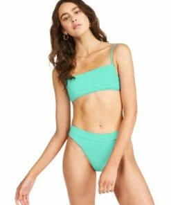 BILLABONG Sol Searcher Square Bralette Bikini Top CITRON -Womens Swim BILLABONG abjx300411 billabongw gmc0 frt1