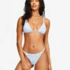 BILLABONG Dont Be Blue Slide Tall Triangle Bikini Top SWEET BLUE