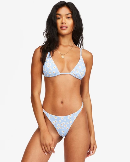 BILLABONG Dont Be Blue Slide Tall Triangle Bikini Top SWEET BLUE 1 BILLABONG Dont Be Blue Slide Tall Triangle Bikini Top SWEET BLUE