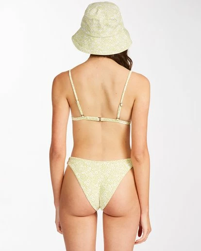 BILLABONG Little Whispers Ceci Triangle Bikini Top LIME 4 BILLABONG Little Whispers Ceci Triangle Bikini Top LIME - Image 4