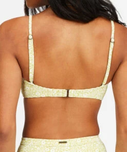 BILLABONG Little Whispers Bandeau Bikini Top LIME -Womens Swim BILLABONG abjx300441 billabongw lim dtl1