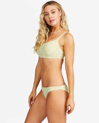 BILLABONG Little Whispers Mia Bralette DD Bikini Top LIME 2 BILLABONG Little Whispers Mia Bralette DD Bikini Top LIME - Image 2